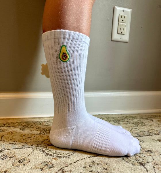 Crrabbi Adult Crew Socks - Farmers Market Collection 🍓