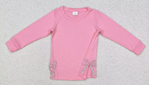 “Bow Cute!” Embroidered Bow Shirt