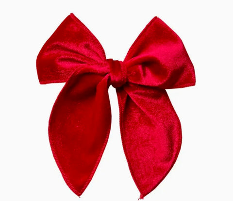 Velvet Hairbow / Bowtie