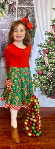 Gingerbread Cottage Esther Dress